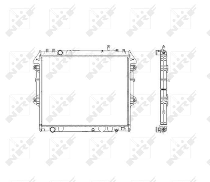 Radiators, Motora dzesēšanas sistēma NRF 53541 1