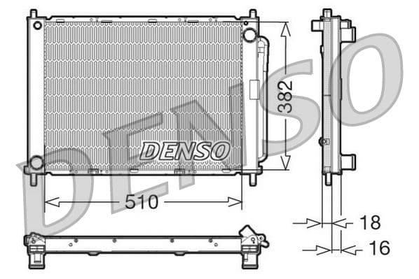 Dzesēšanas modulis DENSO DRM23100 1