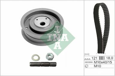 Zobsiksnas komplekts INA 530 0162 10 1