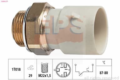 Termoslēdzis, Radiatora ventilators EPS 1.850.271 1