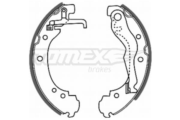 Bremžu loku komplekts TOMEX Brakes TX 20-47 1