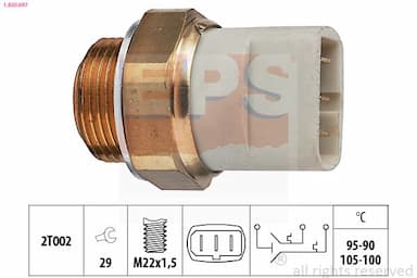 Termoslēdzis, Radiatora ventilators EPS 1.850.697 1