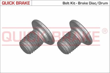 Skrūvju komplekts, Bremžu disks QUICK BRAKE 11661K 1