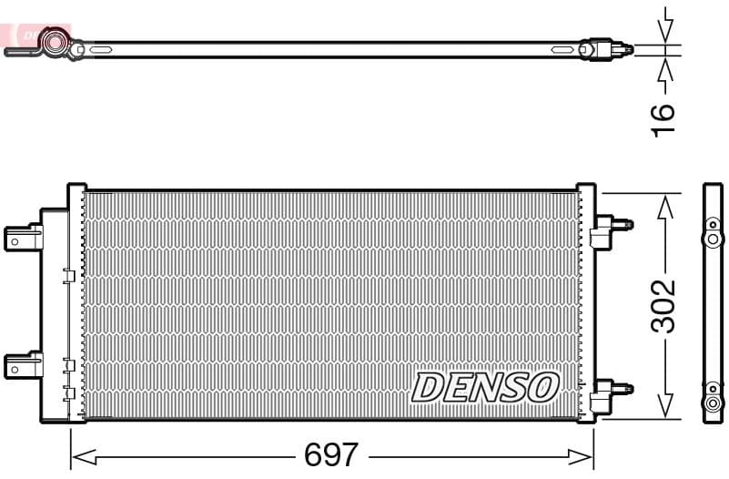 Kondensators, Gaisa kond. sistēma DENSO DCN20044 1