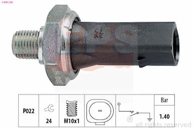 Eļļas spiediena devējs EPS 1.800.135 1