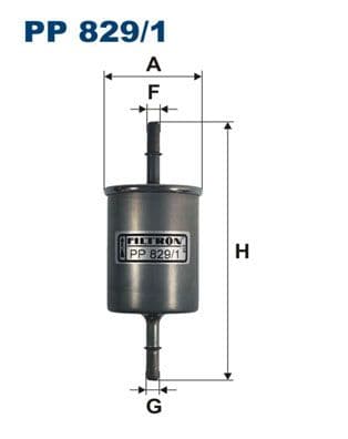 Degvielas filtrs FILTRON PP 829/1 1