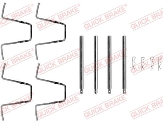 Piederumu komplekts, Disku bremžu uzlikas QUICK BRAKE 109-1010 1