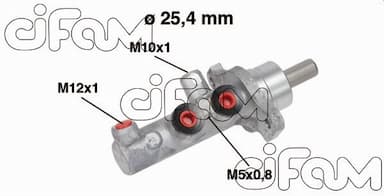 Galvenais bremžu cilindrs CIFAM 202-570 1