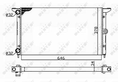 Radiators, Motora dzesēšanas sistēma NRF 509522 4