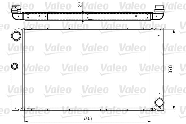 Radiators, Motora dzesēšanas sistēma VALEO 735475 1