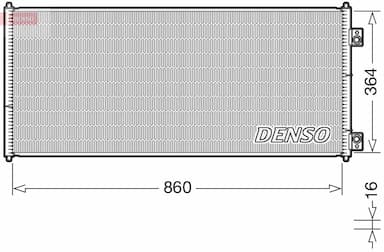 Kondensators, Gaisa kond. sistēma DENSO DCN10032 1