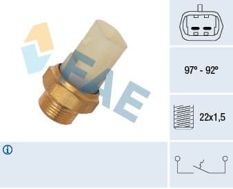 Termoslēdzis, Radiatora ventilators FAE 37710 1