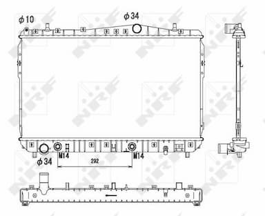 Radiators, Motora dzesēšanas sistēma NRF 53732 4