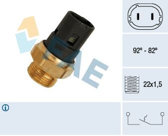 Termoslēdzis, Radiatora ventilators FAE 37250 1