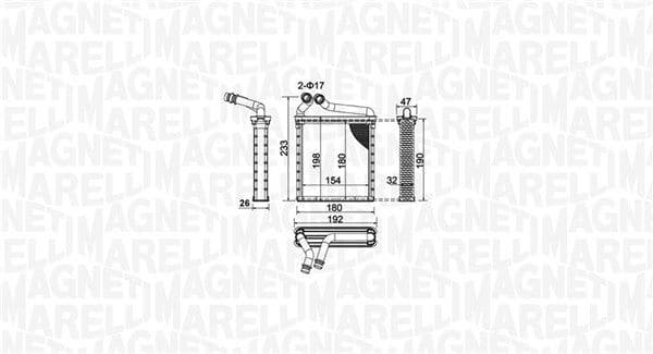 Siltummainis, Salona apsilde MAGNETI MARELLI 350218442000 1