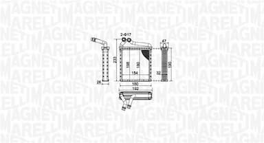 Siltummainis, Salona apsilde MAGNETI MARELLI 350218442000 1