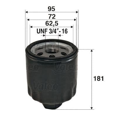 Eļļas filtrs VALEO 586056 1