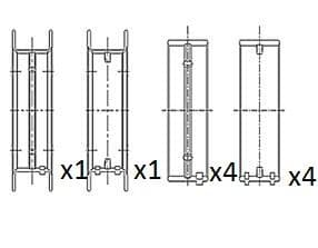 Kloķvārpstas gultnis FAI AutoParts BM1040-STD 1