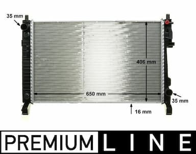 Radiators, Motora dzesēšanas sistēma MAHLE CR 661 000P 1