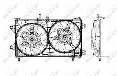 Ventilators, Motora dzesēšanas sistēma NRF 47802 2