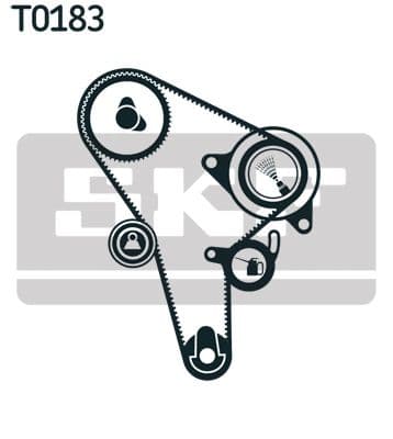 Zobsiksnas komplekts SKF VKMA 01015 2