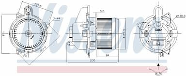 Salona ventilators NISSENS 87501 6