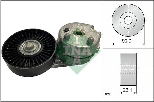 Siksnas spriegotājs, Ķīļsiksna Schaeffler INA 534 0668 10 1