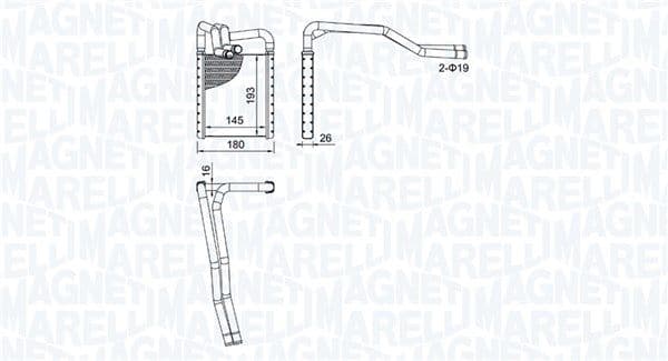 Siltummainis, Salona apsilde MAGNETI MARELLI 350218508000 1