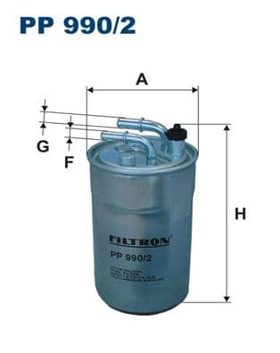 Degvielas filtrs FILTRON PP 990/2 1