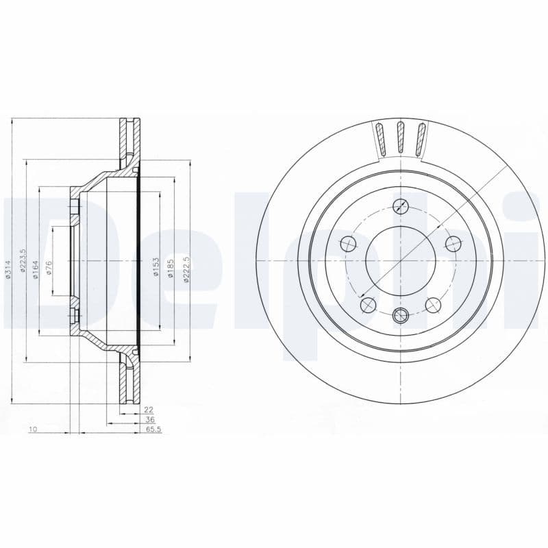 Bremžu diski DELPHI BG3894 1