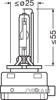 Kvēlspuldze ams-OSRAM 66350 3