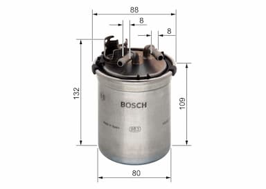 Degvielas filtrs BOSCH 0 450 906 426 5