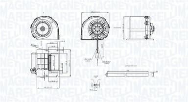 Salona ventilators MAGNETI MARELLI 069412325010 1