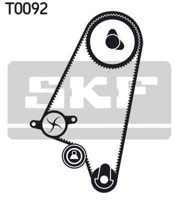 Ūdenssūknis + Zobsiksnas komplekts SKF VKMC 05121 2