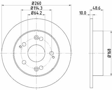 Bremžu diski HELLA 8DD 355 110-311 4