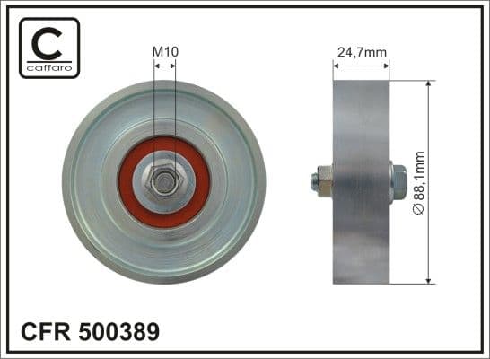 Parazīt-/Vadrullītis, Ķīļrievu siksna CAFFARO 500389 1