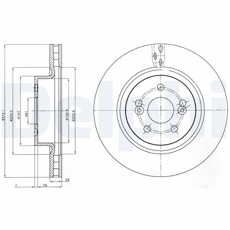 Bremžu diski DELPHI BG4111 1