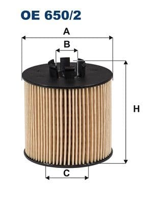 Eļļas filtrs FILTRON OE 650/2 1