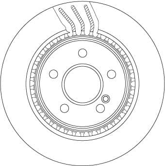 Bremžu diski TRW DF4864S 2