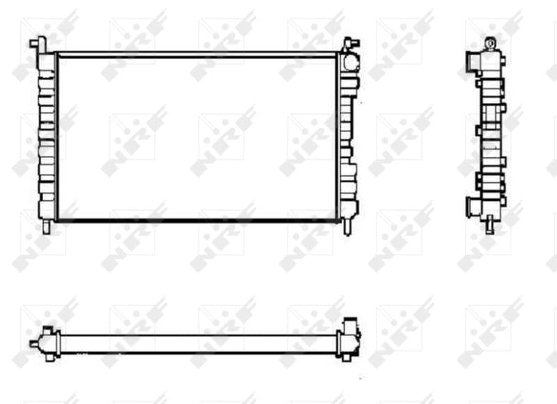 Radiators, Motora dzesēšanas sistēma NRF 53600 1