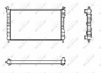 Radiators, Motora dzesēšanas sistēma NRF 53600 1