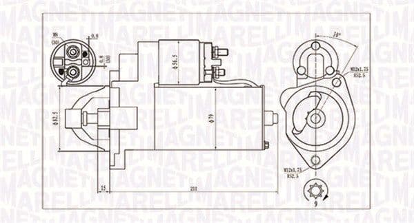 Starteris MAGNETI MARELLI 063720624010 1