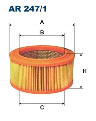 Gaisa filtrs FILTRON AR 247/1 1