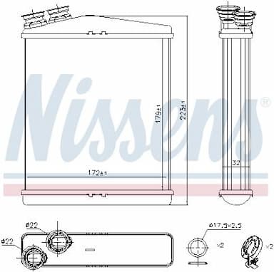 Siltummainis, Salona apsilde NISSENS 73645 7