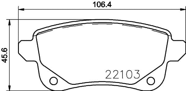 Bremžu uzliku kompl., Disku bremzes BREMBO P 68 064 1