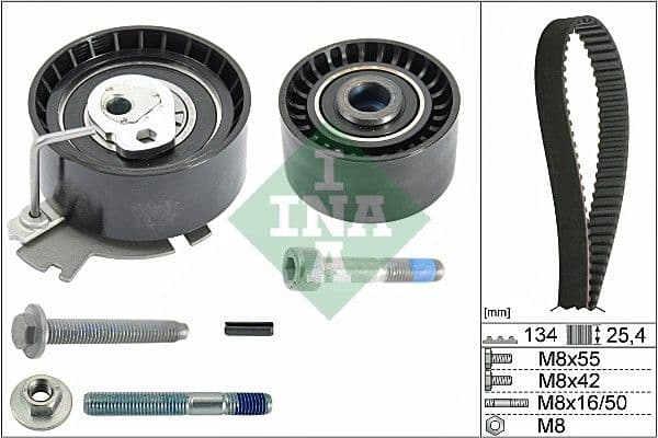 Zobsiksnas komplekts INA 530 0379 10 1