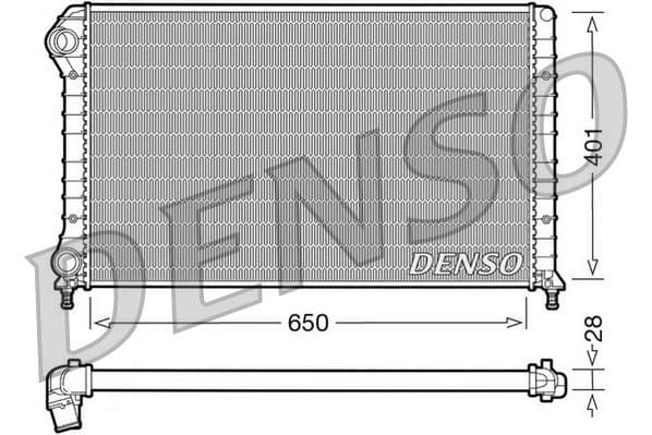 Radiators, Motora dzesēšanas sistēma DENSO DRM09061 1