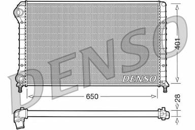 Radiators, Motora dzesēšanas sistēma DENSO DRM09061 1