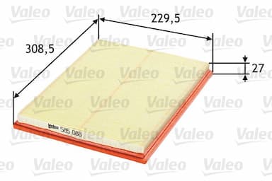 Gaisa filtrs VALEO 585088 1