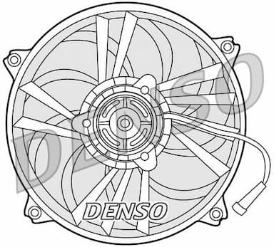 Ventilators, Motora dzesēšanas sistēma DENSO DER21014 1